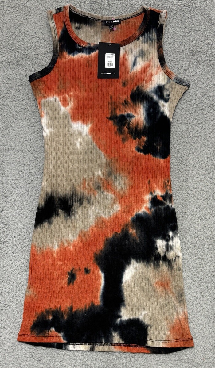 Fashion Nova Spacing Out Tie Dye Mini Womens Dress Size Small NEW | eBay