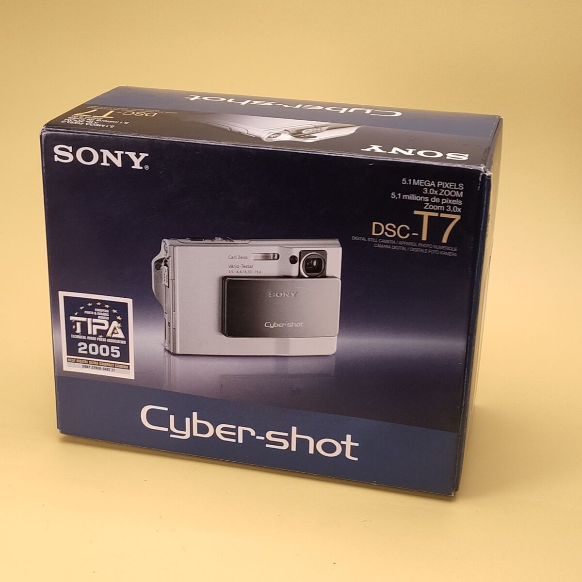 Sony Cyber-shot DSC-T7 5.1MP Digital Camera - Silver for Sony Cyber-shot DSC-T7 5.1MP Digital Camera - Silver for