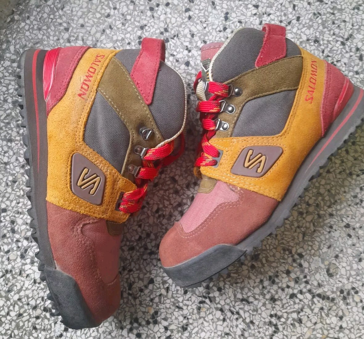 Salomon scarpe da trekking vintage US6.5 EU39 1 3 RARE invernali anni 80 90