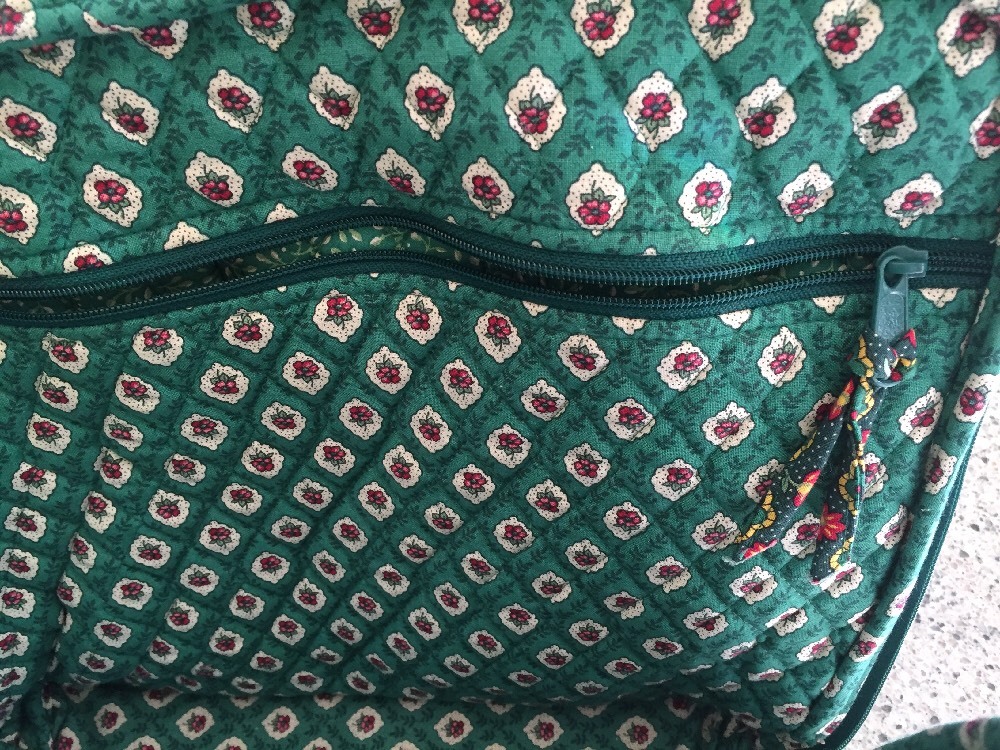 Vera Bradley Retired Rare 110 Bag in Greenfield Pattern Excellent