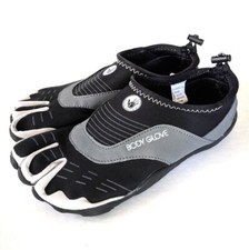 Body Glove Mens 7 3T Barefoot Cinch Water Shoe Black Gray Shoes New