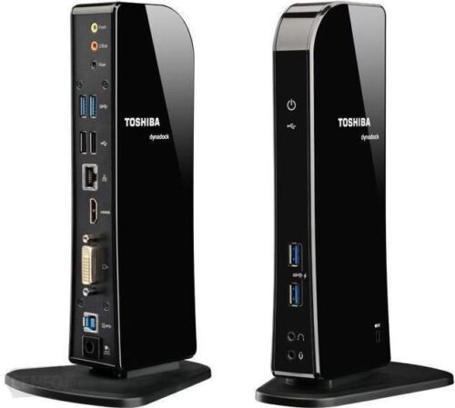 Toshiba DynaDock U3.0 Universal Docking Station Port Replicator USB 3.0 HDMI DVI - 第 1/11 張圖片