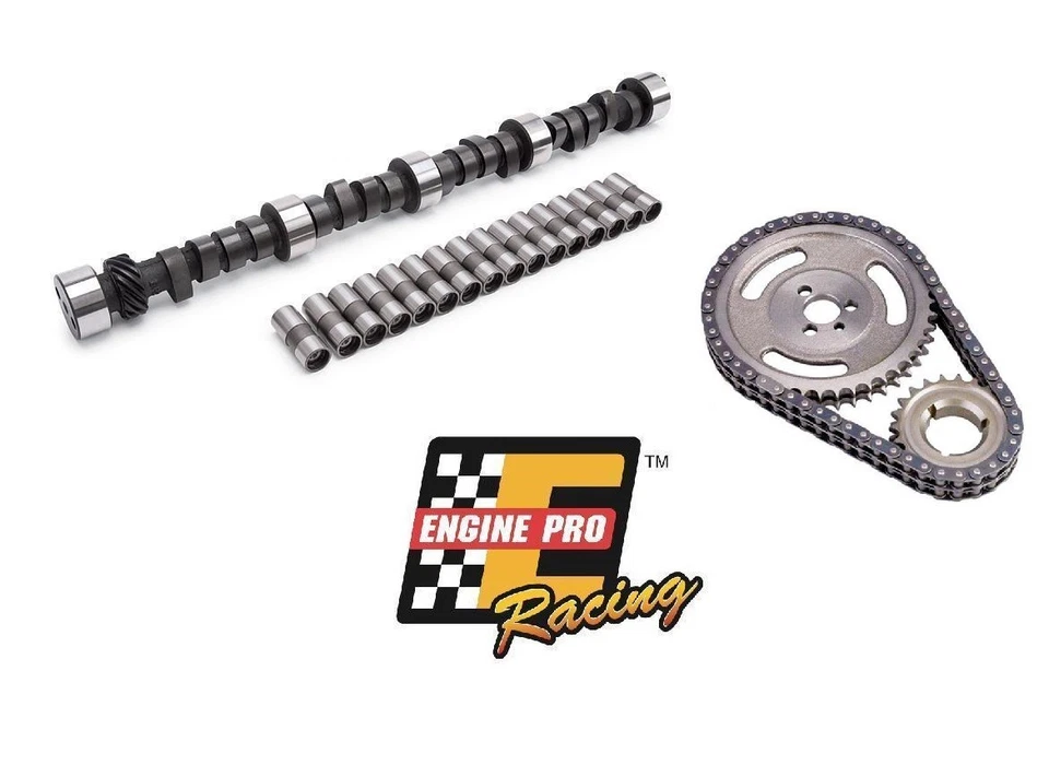 Árbol de levas y elevadores etapa 2 con juego de sincronización ajustable para elevación Chevrolet SBC 350 420/433 Foto 2 de 2