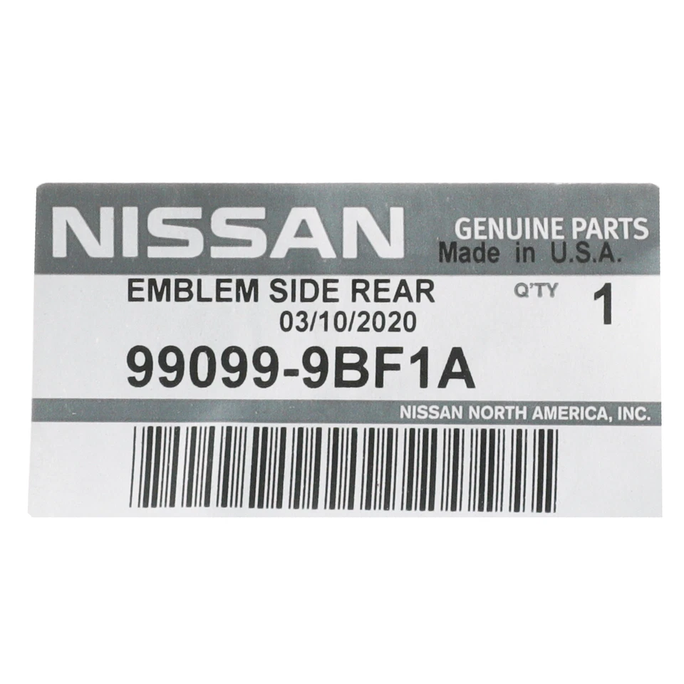 OEM 2012-2021 Nissan Frontier Truck Bed Side Decal Sticker NEW 99099-9BF1A - Image 3 of 3