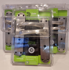 3 pair X DALE Handle Door  CLARA LEVER BATHROOM SET SATIN NICKEL DP059902