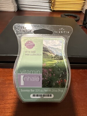 NEW ~ Scentsy All Is Well Collection VITAMIN I INHALE Wax Bar 3.2 oz