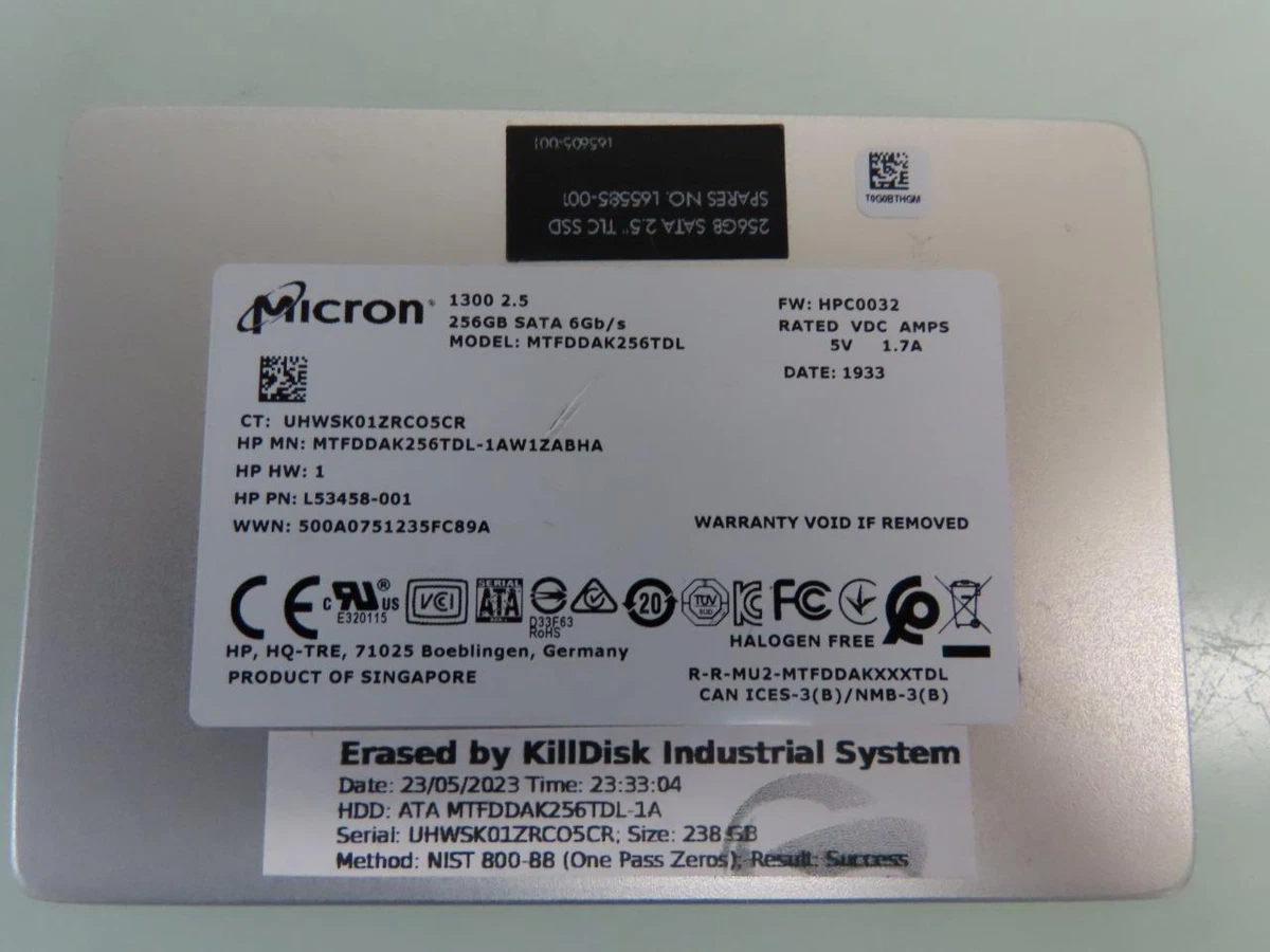 Micron 1300 shop sata 256gb