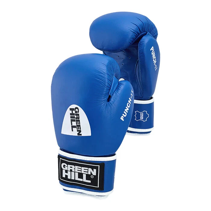 Green Hill Punch II Boxing Gloves Leather Kickboxing Training