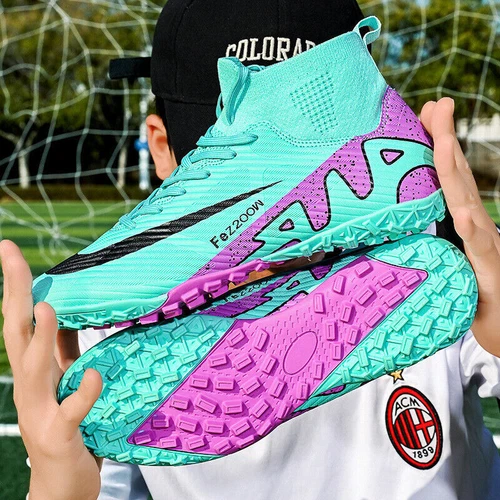 Kids Adults Junior Boys Football Boots AG/TF Soccer Training Shoes Sizes UK 1-9 - Picture 9 of 38