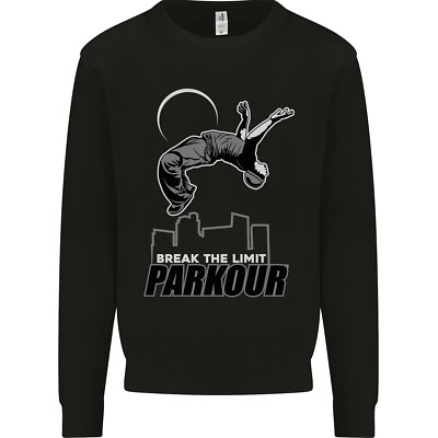 Parkour Free Running Break the Limit Kinder Sweatshirt Pullover