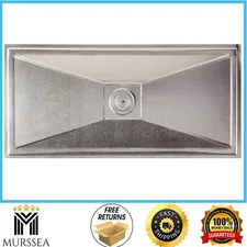 16 X 8 in Foundation Vent Cover Aluminum Prevent Frozen Pipes Crawl Space 2-Pack