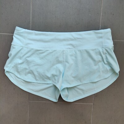 Lululemon Speed Up Short *2.5'' Blue Glow Size 8