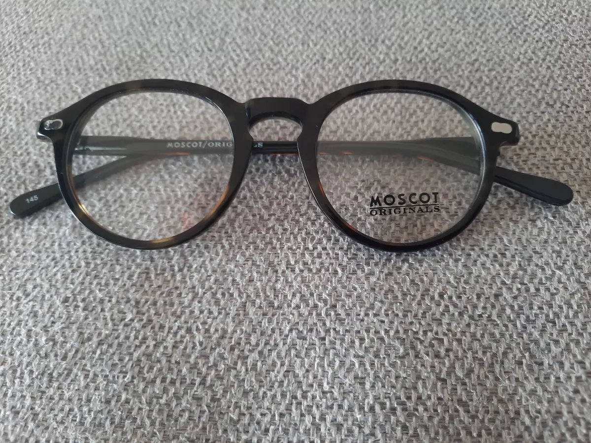 MOSCOT Originals NYC ROUND Eyeglasses Model MILTZEN Color Tortoise Grey 44-22