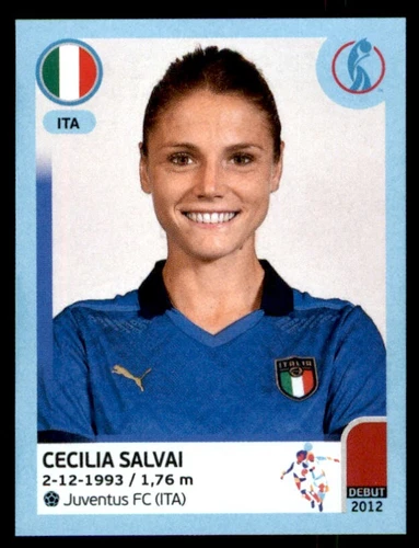 Panini Women's Euros 2022 Sticker - Cecilia Salvai Italy No. 312