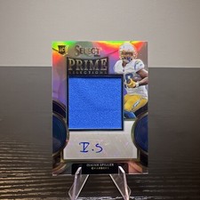 2022 Panini Select Football Isaiah Spiller PS-IS Rookie Patch Auto  13/99