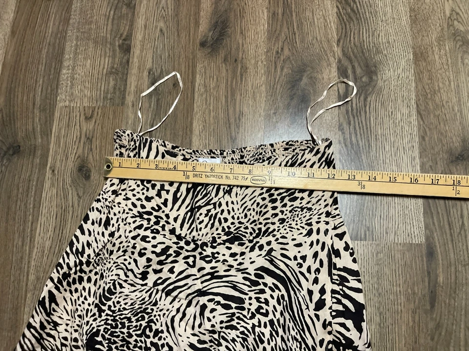 Japna Skirt, Women's Size Small, Brown Tan, Animal print, H-Low Hem, Midi - Image 4 of 4