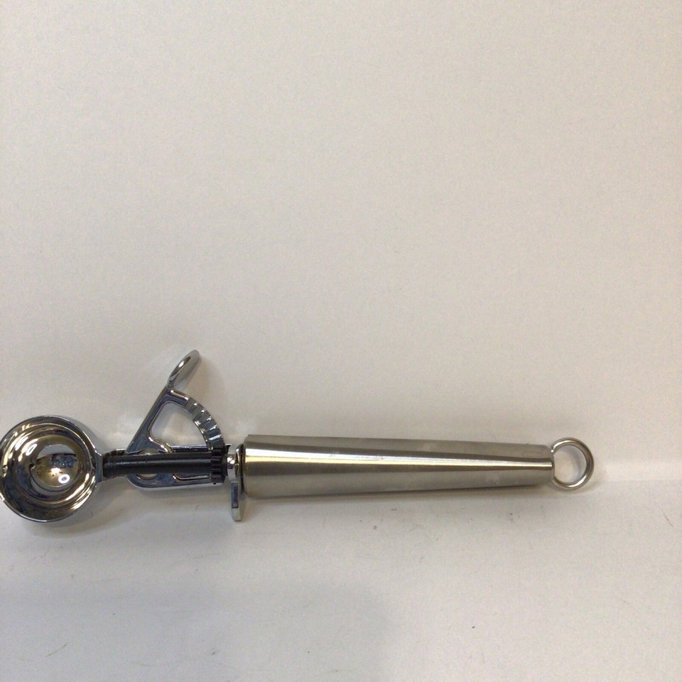 Oneida Cookie Dough Trigger Scoop Melon Baller Stainless Steel 8" eBay