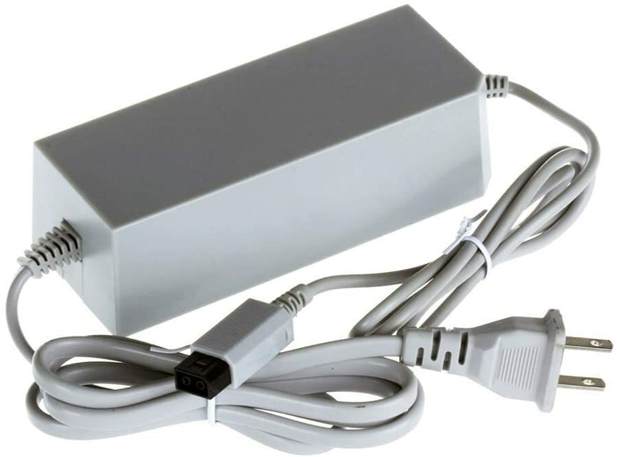 New AC Adapter Power Cord & Premium AV Cable for Nintendo Wii Bundle