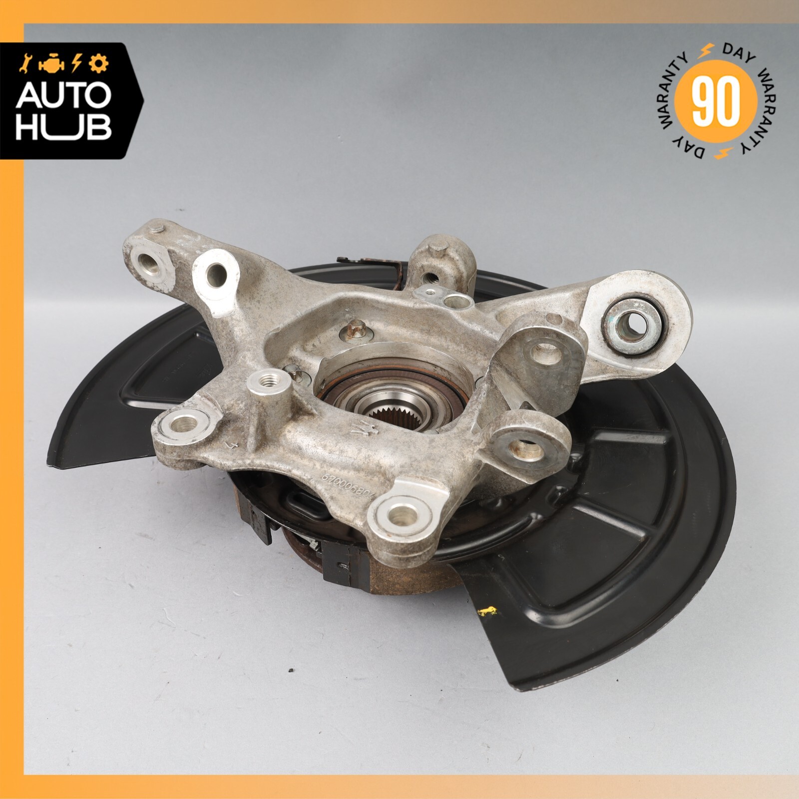 14-17 Maserati Ghibli M157 S Q4 Rear Left Side Spindle Knuckle Hub OEM 75k