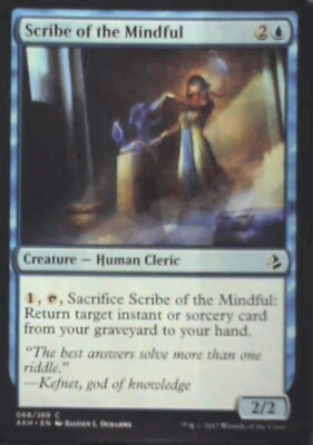 Scribe of the Mindful - Amonkhet: #68, Magic: The Gathering Nm R103