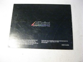 Star Voyager Nintendo NES instruction manual only 