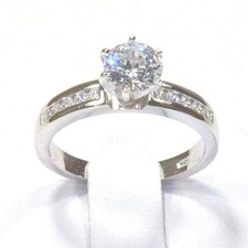 BRAND NEW Sterling Silver 1 Carat CZ Engagement Ring Size 5 6 7 8 9