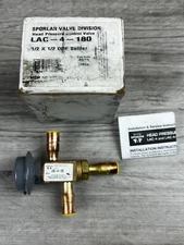 Sporlan Valve LAC-4-180 1/2" X 1/2" ODF Solder Head Pressure Control Valve
