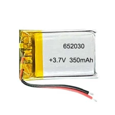 100Pcs 3.7V 350Mah 652030 Li-Polymer Li Lipo Battery For MP4 DVD LAPTOP