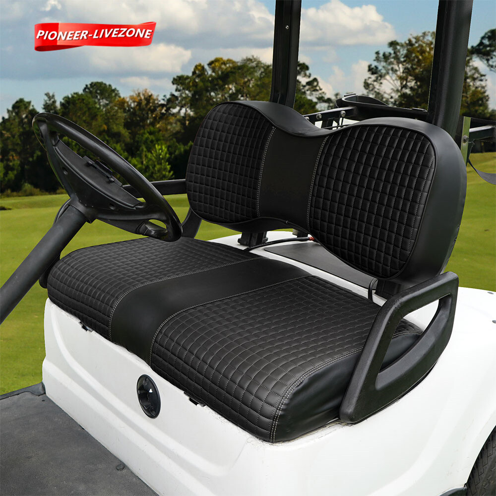 4Pcs Black Golf Cart Seat Covers for Yamaha Drive/Drive 2 2007+ Models