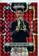 2018 Panini Prizm World Cup RED MOSAIC Parallel #252 Munir Mohamedi - Morocco