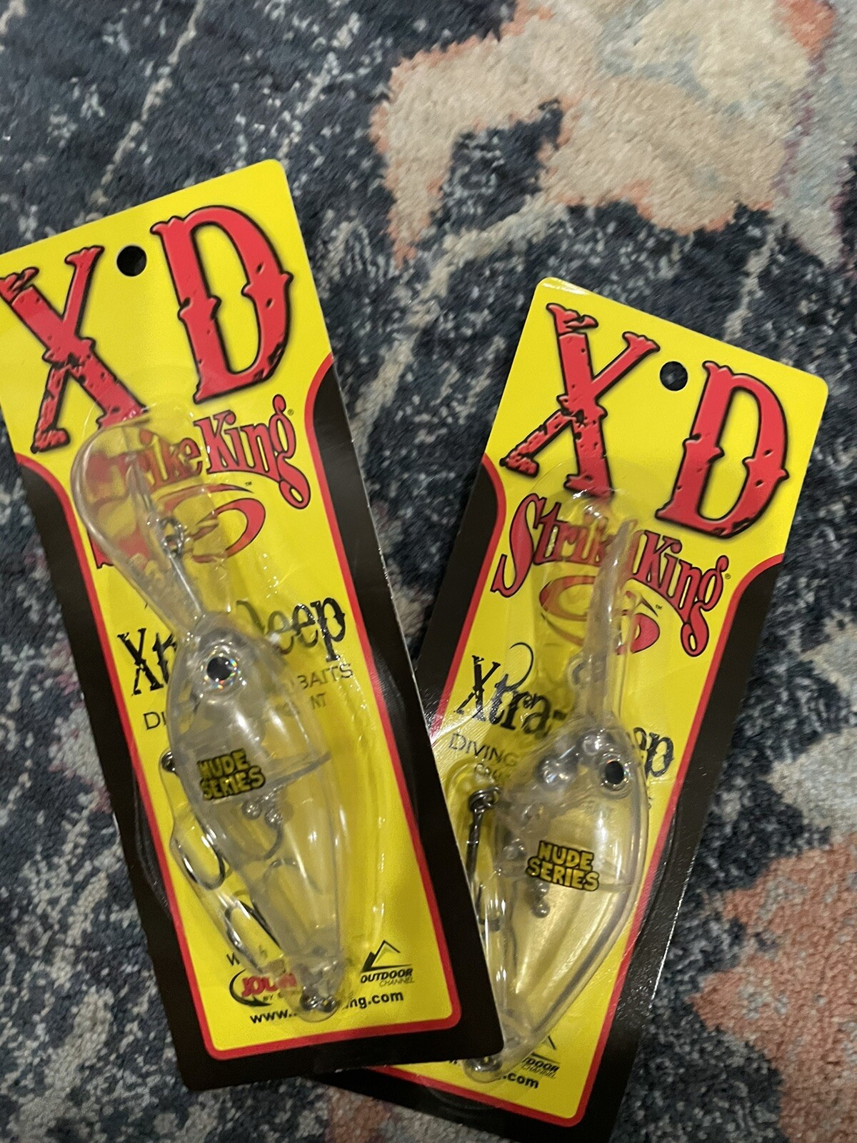 2X Strike King Crankbait HC8XD-U Nude Clear Unpainted Extra Deep Diving Lure - Image 4