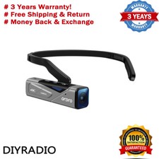 ORDRO EP7 4K 13MP Head Mounted Camera Waterproof Gimbal Cam with Remote For Live