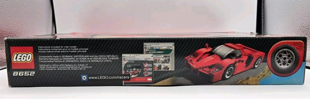 LEGO Racers Enzo Ferrari 8652 Formula 1 - 1:17 Scale - New Sealed