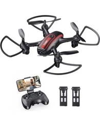 Mini Drone HD 1080p Camera Headless Voice Gestures Control 360°flip Beginner Kid