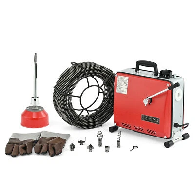 CO-Z Rohrreinigungsmaschine 400W Rohrreinigungsgerät Abflussreiniger Rohrreiniger