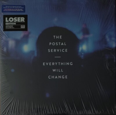 The Postal Service  - Everything Will Change 2 x LP Limited Colored Vinyl Record