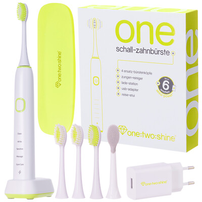 BLACK FRIDAY DEAL: Elektrische Schallzahnbürste ONE im Starter-Set in Lime-Green