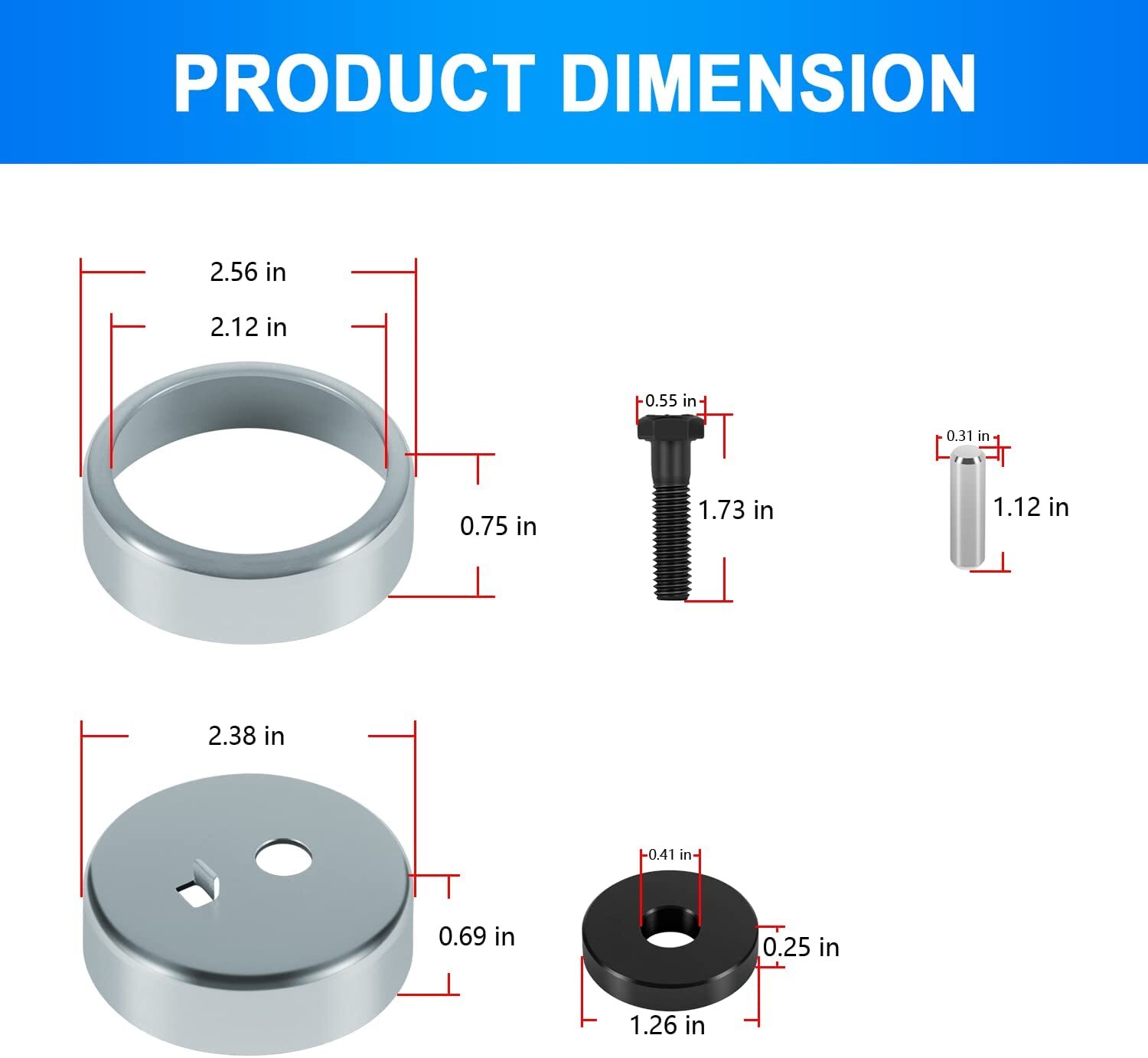 Mechanical Fuel Pump Eccentric Kit For SBF Ford 302 289 351W 5.0 BBF