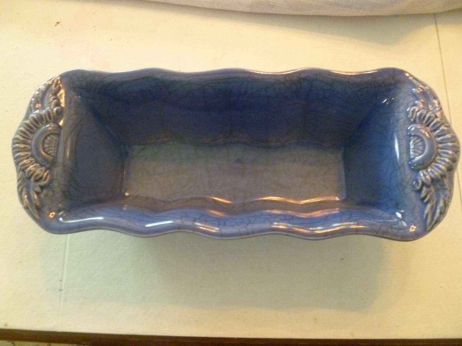 Appolia France loaf pan blue 5 1/2 x 13 1/2 4deep Farmhouse ceramic eBay