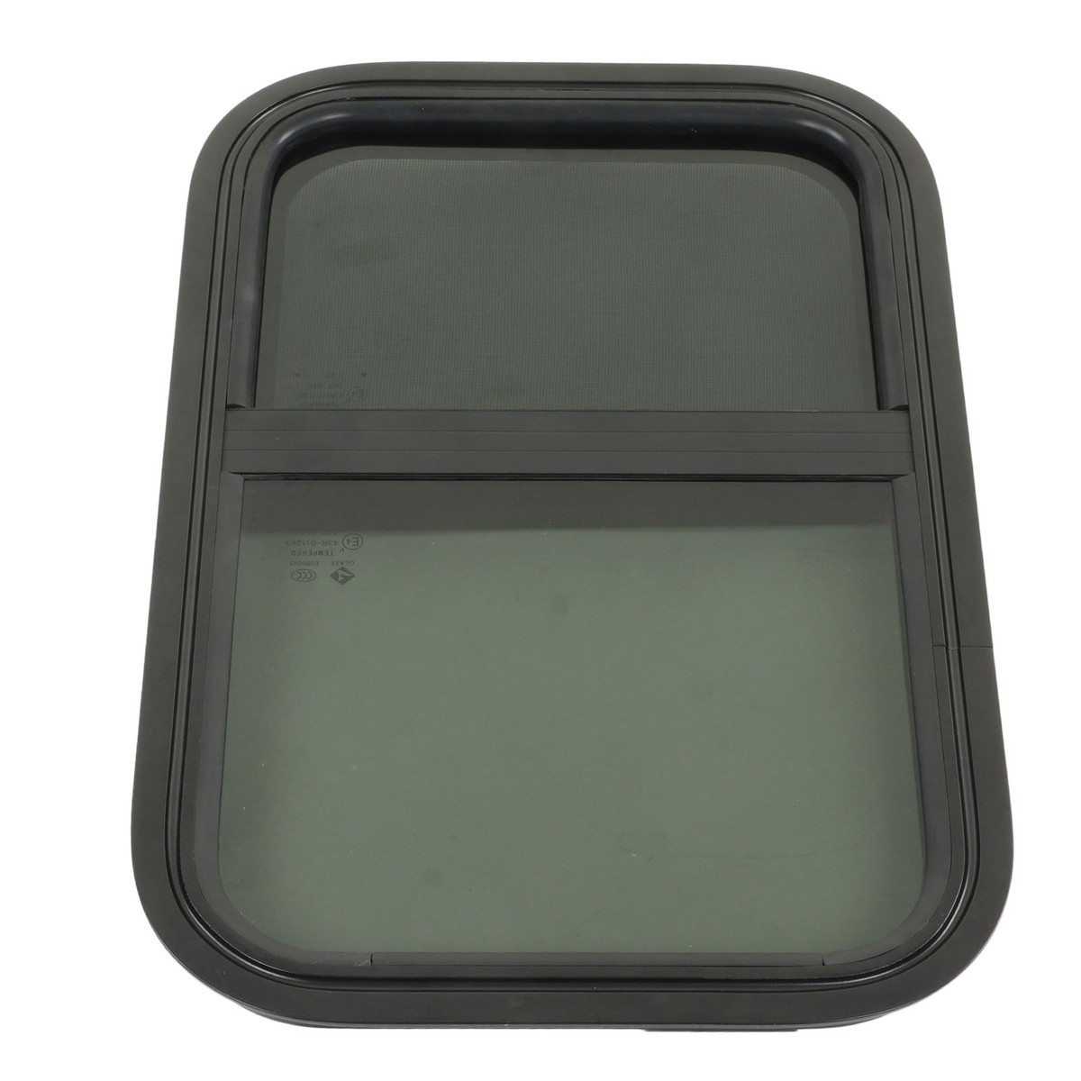 Camper Van Window RV Sliding Window 900x300mm - Black Tempered Glass ...