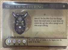 Golem Arcana Promo Card - Sigil of Suffering