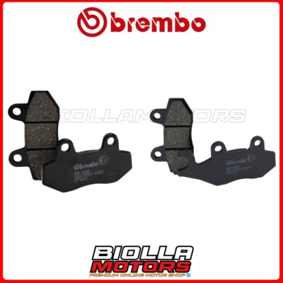 BREMBO BREMSBELAGSATZ KYMCO JETIX 50 2010 VORNE + HINTEN [- -] 07