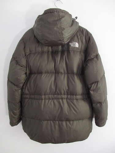 The North Face Mens 550 Fill Goose Down Parka Removable Hood Size M Winter Coat - Picture 11 of 12