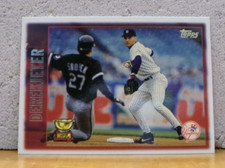 TOPPS 1997 BASEBALL CARD NEW YORK YANKEES DEREK JETER 