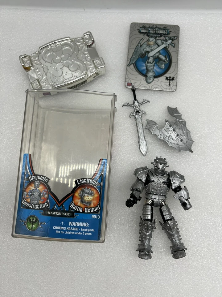 Lot 2005 Mega Bloks Mag Warriors Magnetic HAWKBLADE/Battle Scorch Not Complete! - Image 4 of 4
