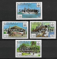 Kiribati 1980 - International Stamp Expo - London '80 - SPECIMEN Set of 4 - MNH