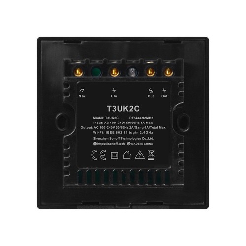 Sonoff Smart Switch Home WiFi Touch Wall Panel For Amazon Alexa Google 1/2/3Gang - Picture 34 of 36