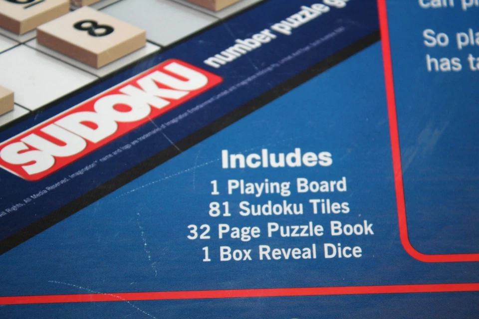 SUDOKU Board Game Addictive Number Puzzle Game Imagination SDK549 2005 COMPLETE - Image 4 of 4