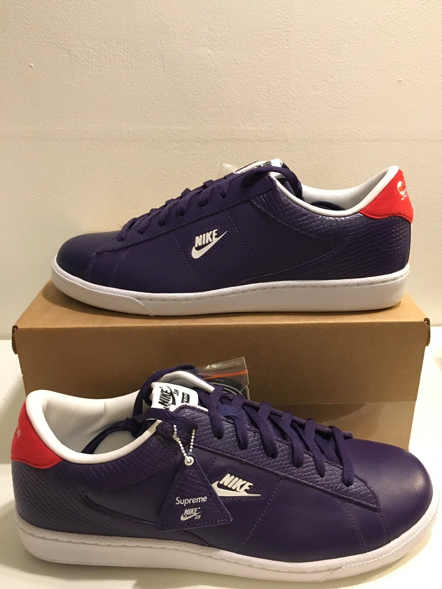 vieren ondernemer punch New Nike SB Tennis Classic Supreme Purple White Red Size 10.5 556045 516 |  eBay