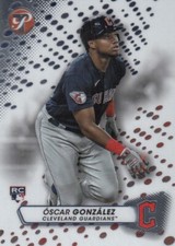 OSCAR GONZALEZ TOPPS PRISTINE ROOKIE CARD RC CLEVELAND GUARDIANS #203 2023 23